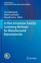 book In Vivo Inhalation Toxicity Screening Methods for Manufactured Nanomaterials