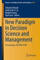 book New Paradigm in Decision Science and Management: Proceedings of ICDSM 2018