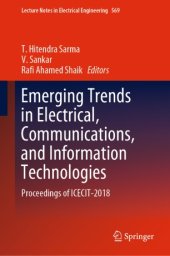 book Emerging Trends in Electrical, Communications, and Information Technologies: Proceedings of ICECIT-2018