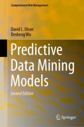 book Predictive Data Mining Models