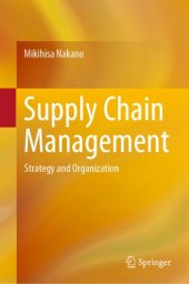 book Supply Chain Management: Strategy and Organization