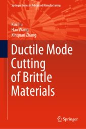 book Ductile Mode Cutting of Brittle Materials