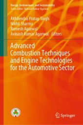 book Advanced Combustion Techniques and Engine Technologies for the Automotive Sector