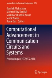 book Computational Advancement in Communication Circuits and Systems: Proceedings of ICCACCS 2018