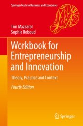 book Workbook for Entrepreneurship and Innovation: Theory, Practice and Context