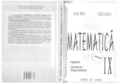 book Matematica Manual Clasa a IX-a Algebra Geometrie Trigonometrie