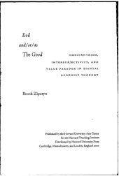 book Evil and/or/as The Good: Omnicentrism, Intersubjectivity, and Value Paradox in Tiantai Buddhist Thought