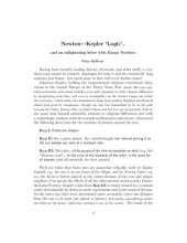 book Newton ↔ Kepler ‘Logic’, and an enlightening loiter with Emmy Noether