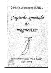 book Capitole speciale de magnetism