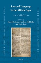 book Law and Language in the Middle Ages