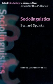 book Sociolinguistics