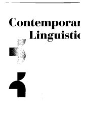 book Contemporary Linguistics: An Introduction