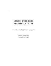 book Logic for the Mathematical