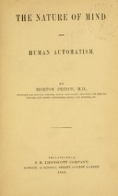 book The Nature of Mind and Human Automatism