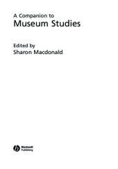 book A companion to museum studies