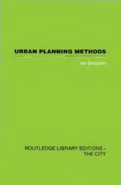 book Urban planning methods : research and policy analysis