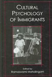 book Cultural psychology of immigrants