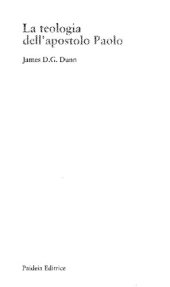 book La teologia dell'apostolo Paolo