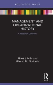 book Management and Organizational History: A Research Overview