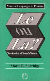 book Le ou La? The Gender of French Nouns