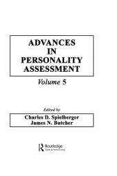 book Advances in personality assessment