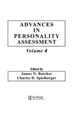 book Advances in Personality Assessment : Volume 4