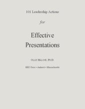 book 101 leadership actions for effective presentations