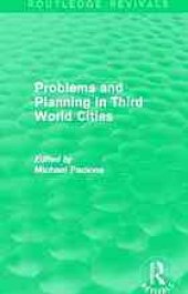 book Problems and planning in third world cities