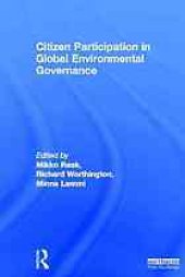 book Citizen participation in global environmental governance