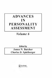 book Advances in personality assessment