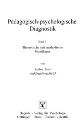 book Padagogisch-psychologische Diagnostik - Band 1