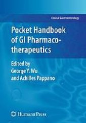 book Pocket handbook of GI pharmacotherapeutics