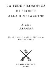 book La fede filosofica di fronte alla rivelazione