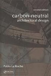 book Carbon-neutral architectural design