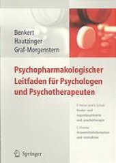 book Psychopharmakologischer Leitfaden für Psychologen und Psychotherapeuten