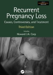 book Recurrent Pregnancy Loss: Causes, Controversies and Treatment