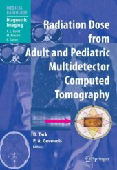 book Radiation Dose from Adult and Pediatric Multidetector Computed Tomography