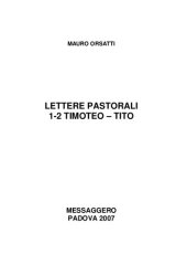 book Lettere pastorali. 1-2 Timoteo - Tito