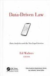 book Data-driven law : data analytics and the new legal services