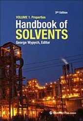 book Handbook of solvents