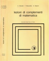 book Lezioni Di Complementi Matematica