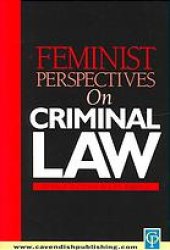 book Feminist perspectives on criminal law