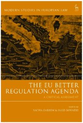 book The EU Better Regulation Agenda: A Critical Assessment