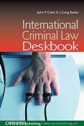 book International criminal law deskbook