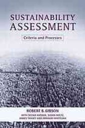 book Sustainability assessment : criteria and processes