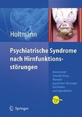 book Psychiatrische Syndrome nach Hirnfunktionsstörungen