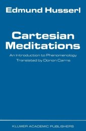 book Cartesian Meditations: An Introduction to Phenomenology