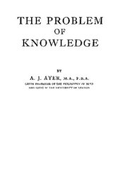 book The Problem of Knowledge