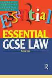 book GCSE law