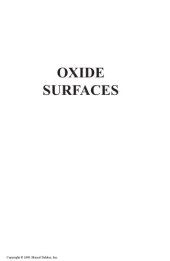 book Oxide surfaces